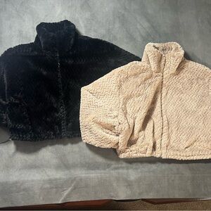 Rue21 Black Faux Fur Jacket